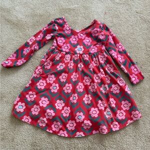 Hanna Andersson printed dress Sz 4